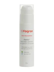 Flacon Fagron Fitalite Gelcrème – lichte gelcrème voor vette of gecombineerde huid.