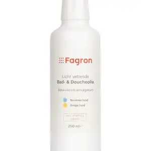 Zachte bad- & doucheolie zonder parfum of lanoline, speciaal voor de gevoelige en droge huid.