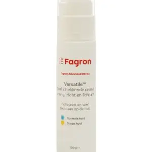 Fagron Versatile™ is een hypoallergene basiscrème zonder geurstoffen die perfect functioneert als neutrale basis voor actieve formules.